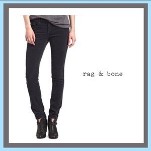 Rag & Bone Dark Charcoal Grey Corduroy Jeans Size 27